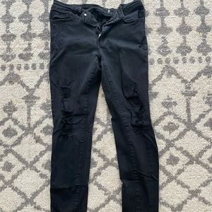 Nature Brand Black Distressed Jeans